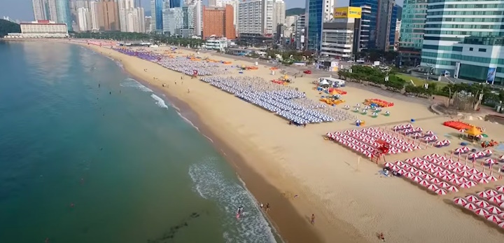 Haeundae Beach, one of South Korea’s most famous beaches, is the perfect place to start your Busan adventure.